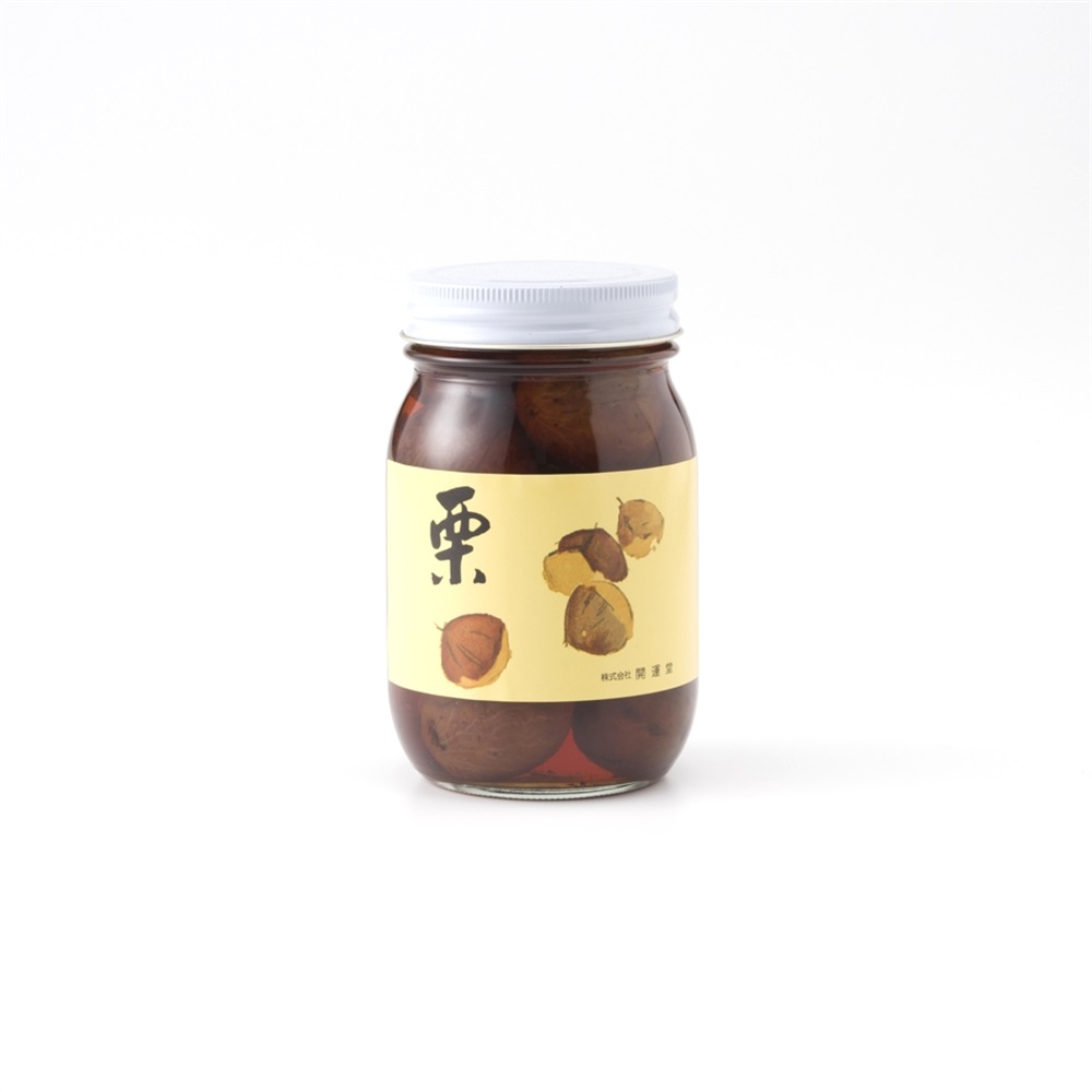 渋皮付新栗甘露煮小瓶